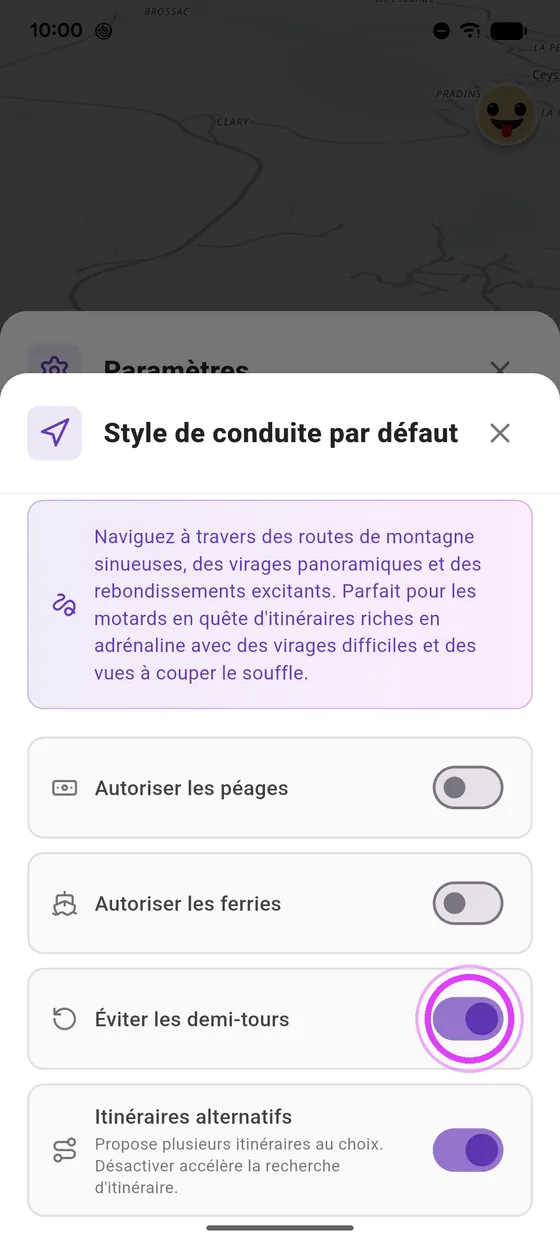 Sans demi-tours