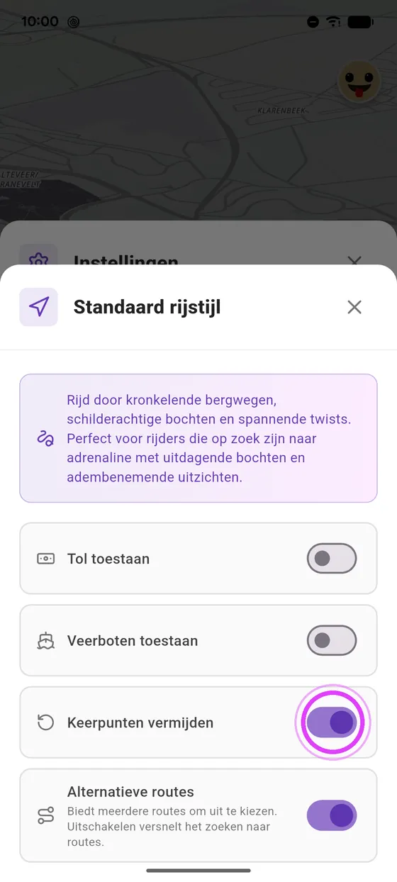 Zonder keerpunten