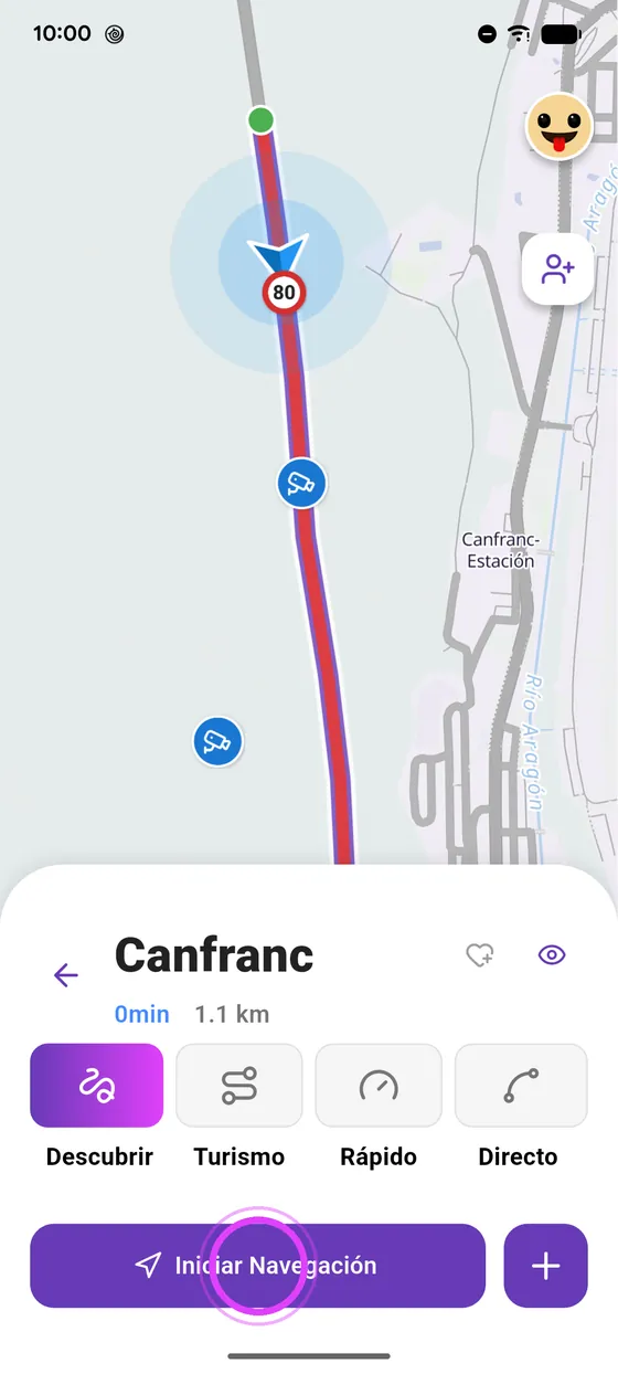 Inicia la navegación