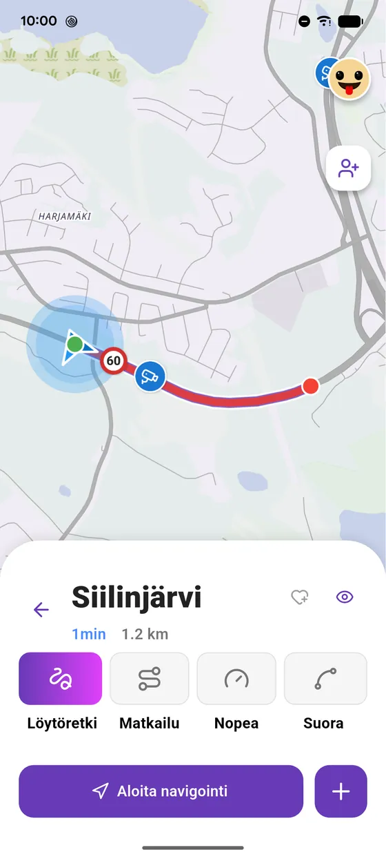 Kamerat reitillä