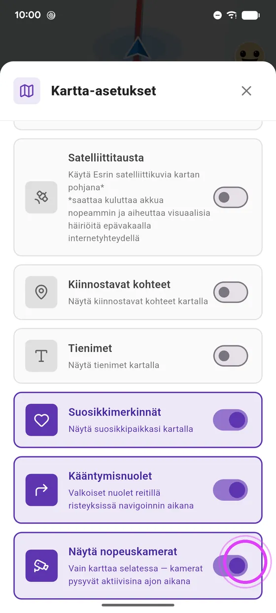 Piilota kamerat