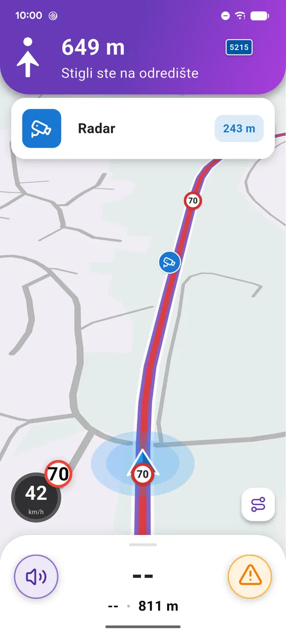Radar ispred