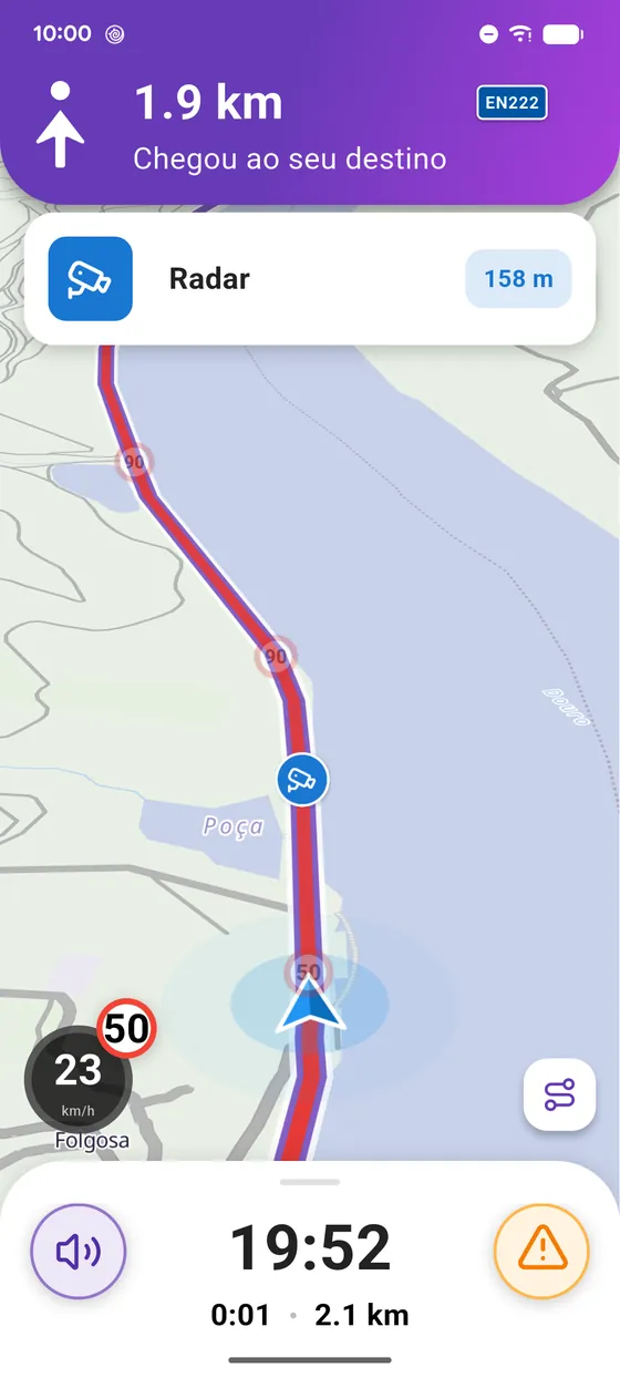 Radar à frente