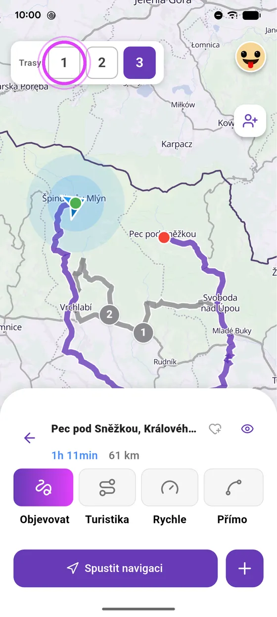 Porovnej trasy