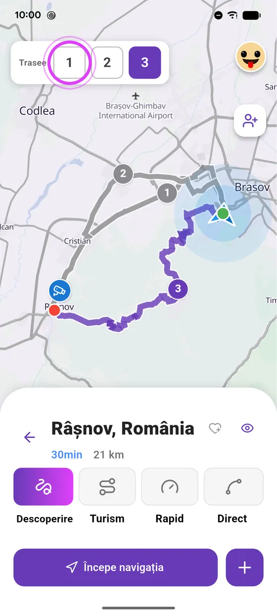 Compară traseele