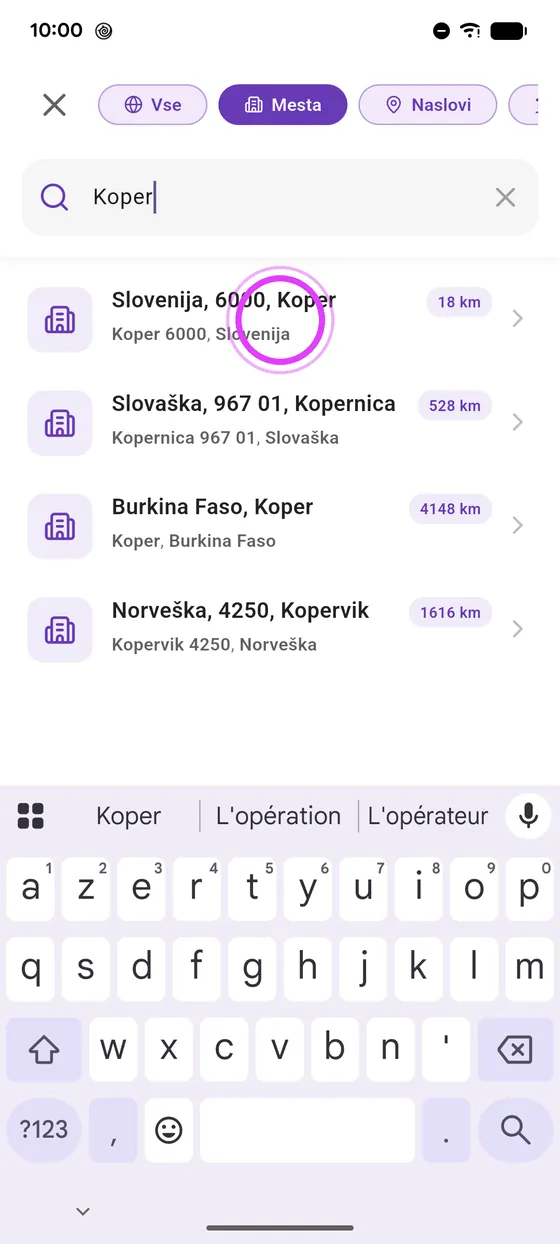 Izberi pravi zadetek