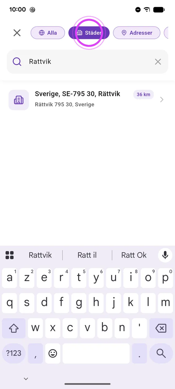 Skriv ditt mål