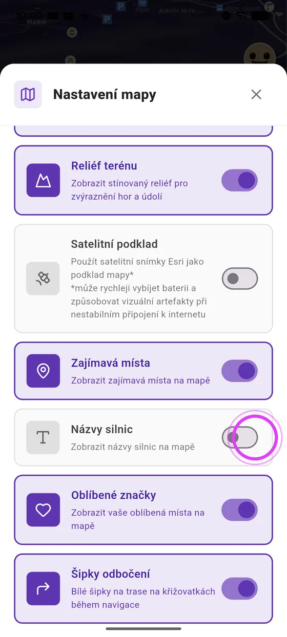 Zajímavá místa a názvy silnic