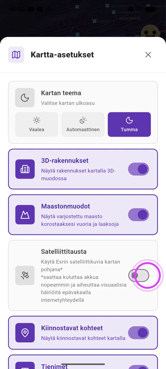 Satelliittitausta
