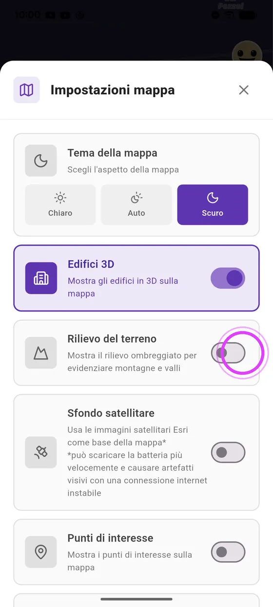 Edifici 3D e rilievo