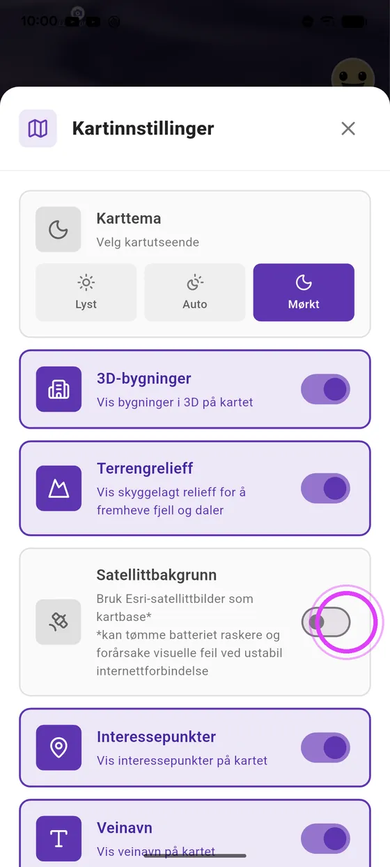 Satellittbakgrunn