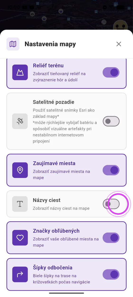 Zaujímavé miesta a názvy ciest