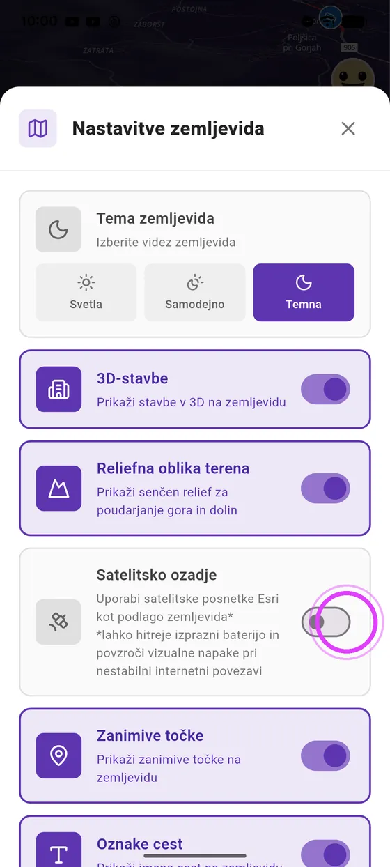 Satelitsko ozadje