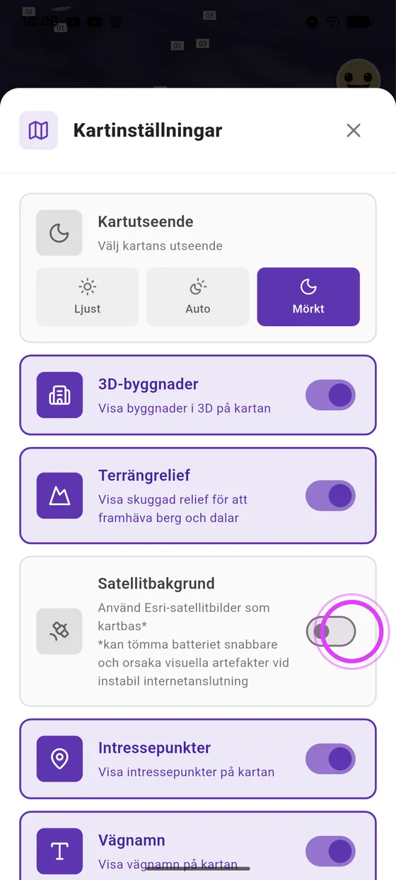 Satellitbakgrund