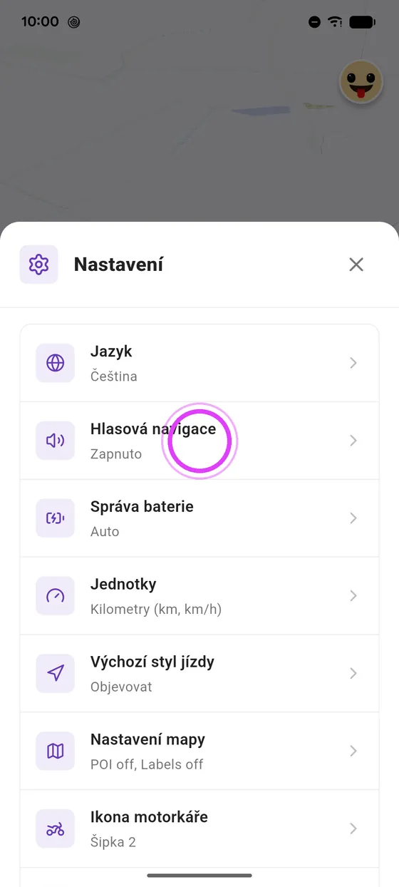 Otevři hlasovou navigaci