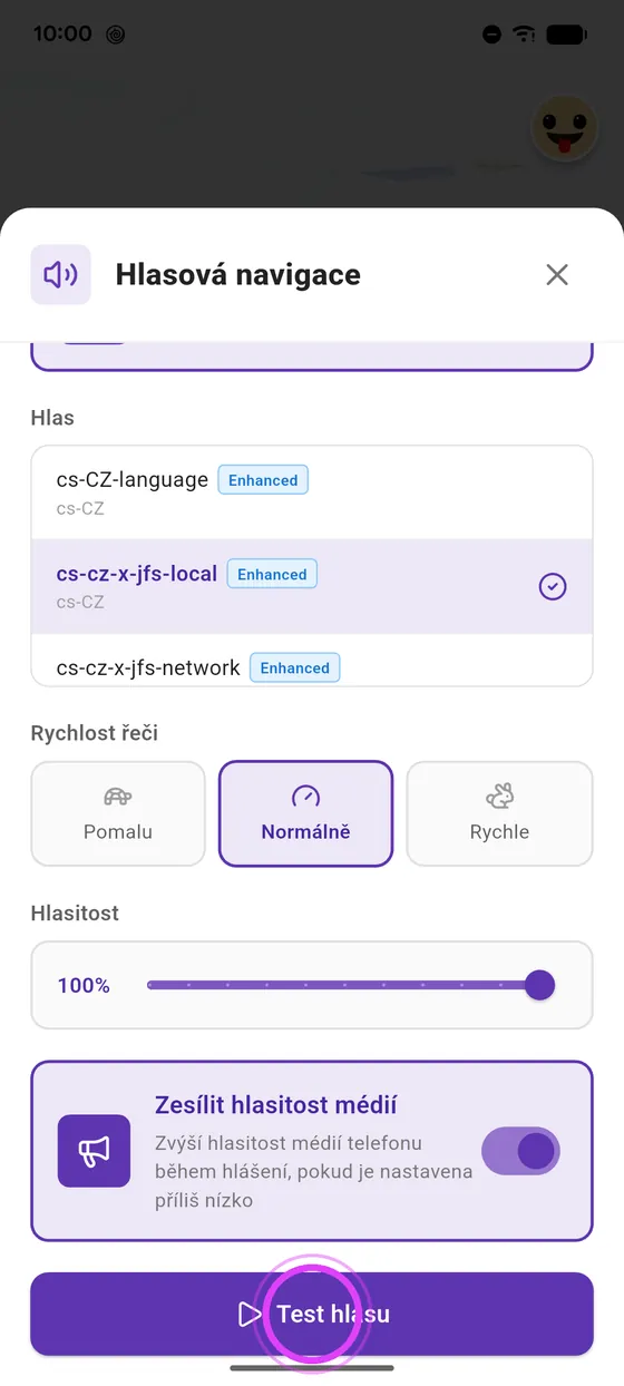 Vyzkoušej hlas