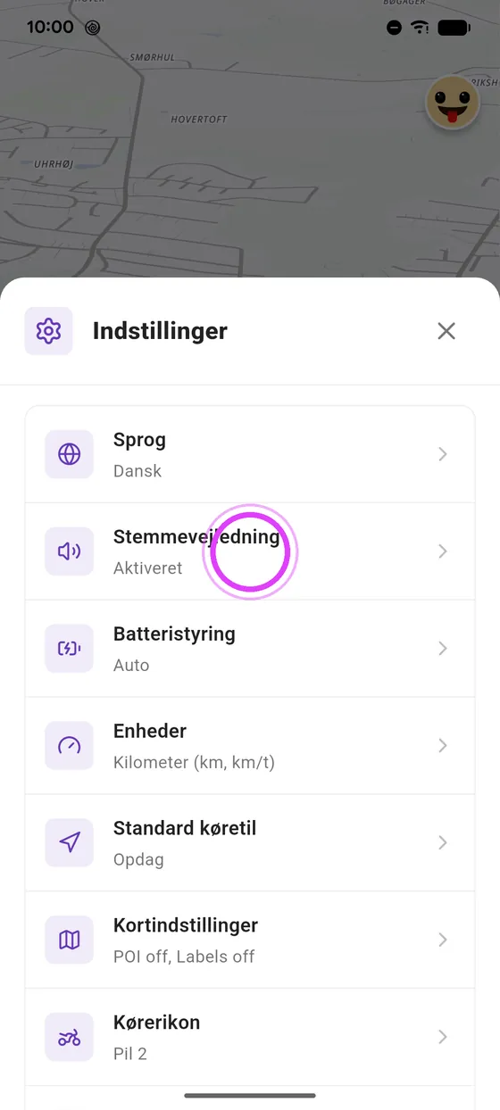 Åbn stemmevejledningen