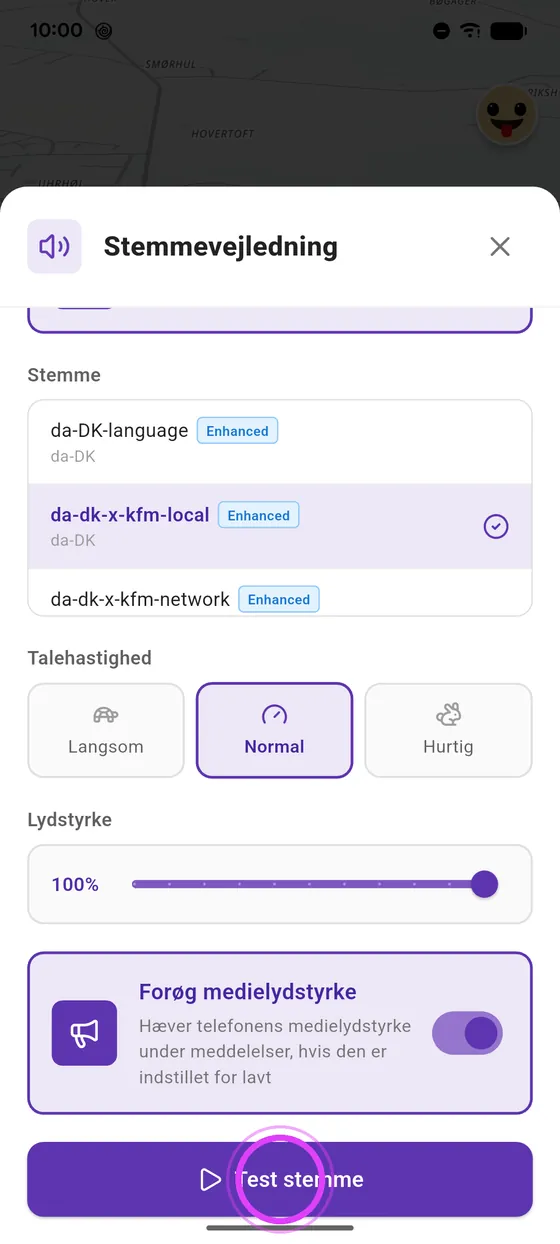 Test stemmen