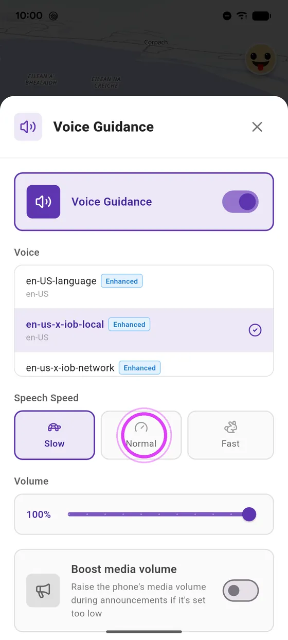 Speaking rate