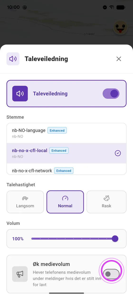 Øk volumet