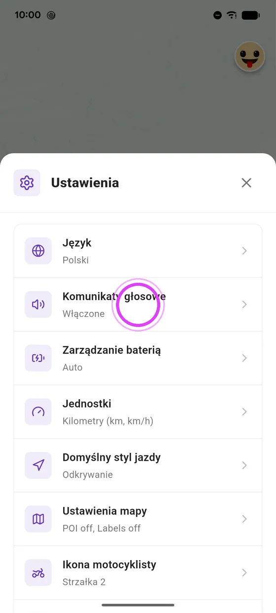 Otwórz komunikaty głosowe