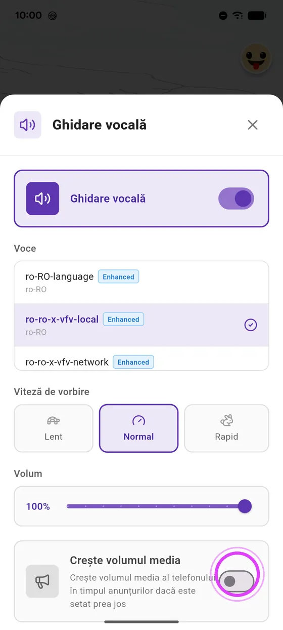 Crește volumul