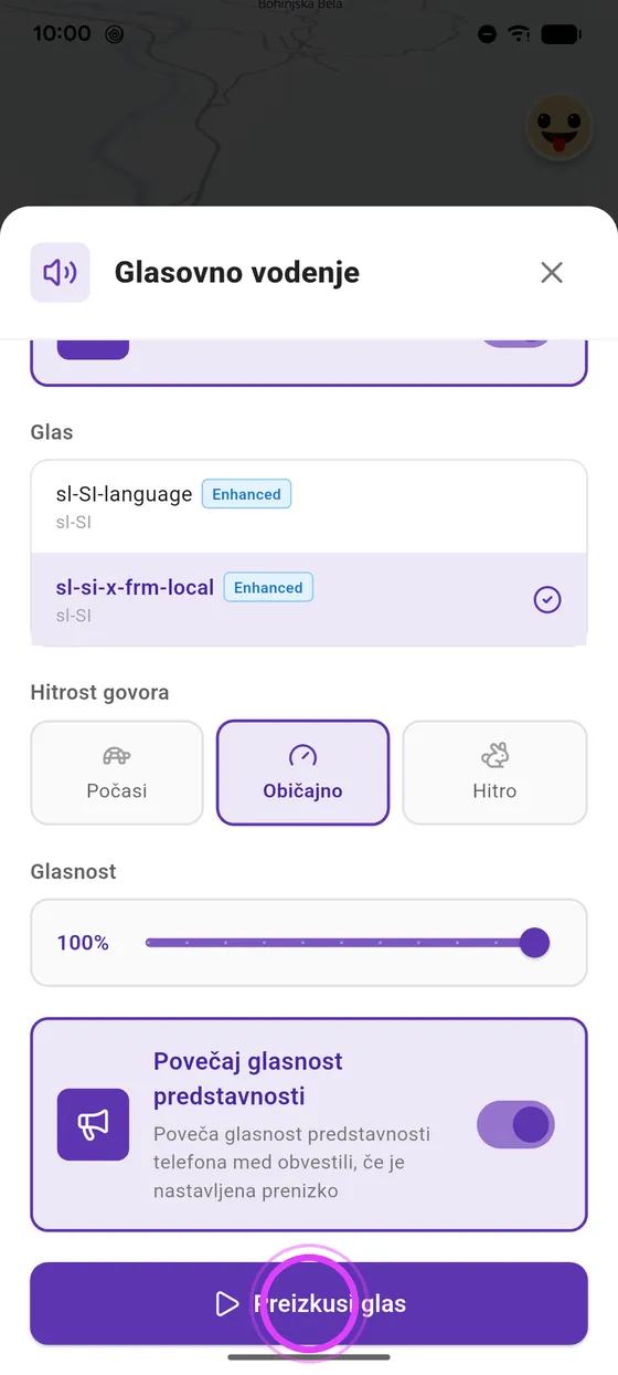 Preizkusi glas