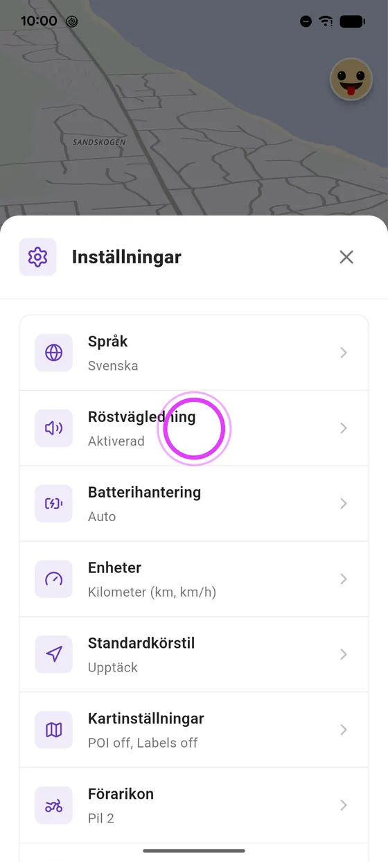 Öppna röstvägledningen