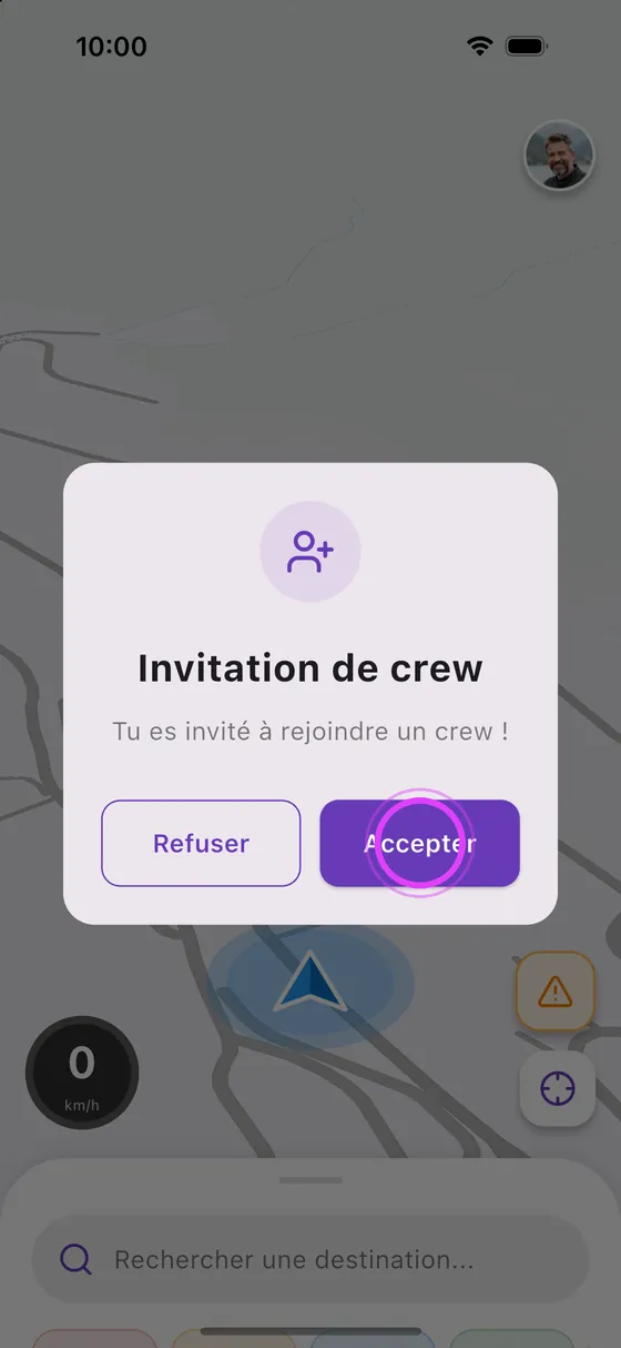 Ton ami accepte