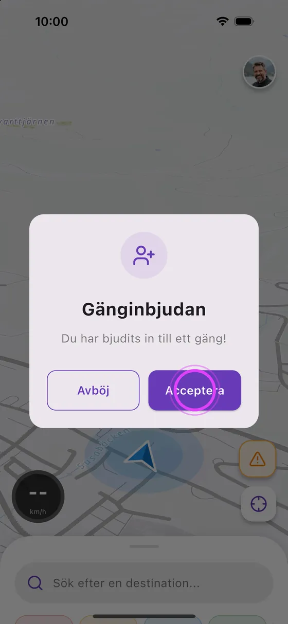 Vännen tackar ja