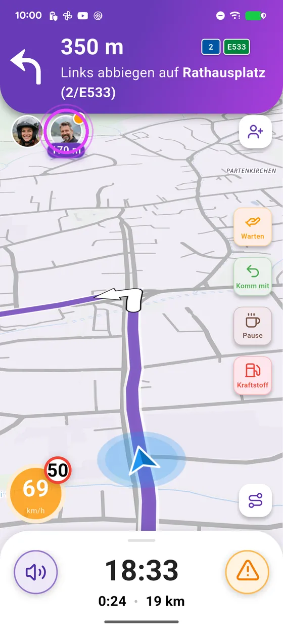Zoom auf ihn