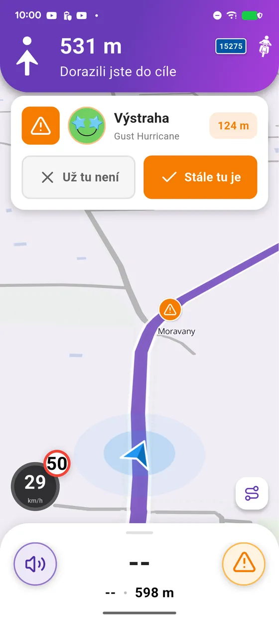 Pořád tam je?