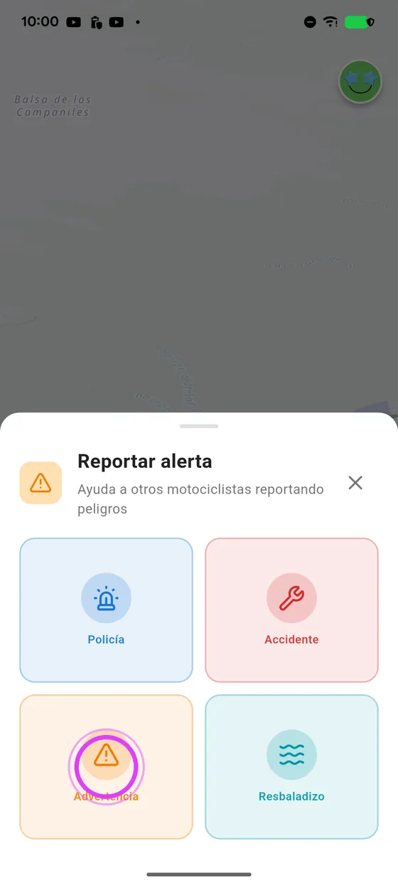 Elige el tipo de peligro
