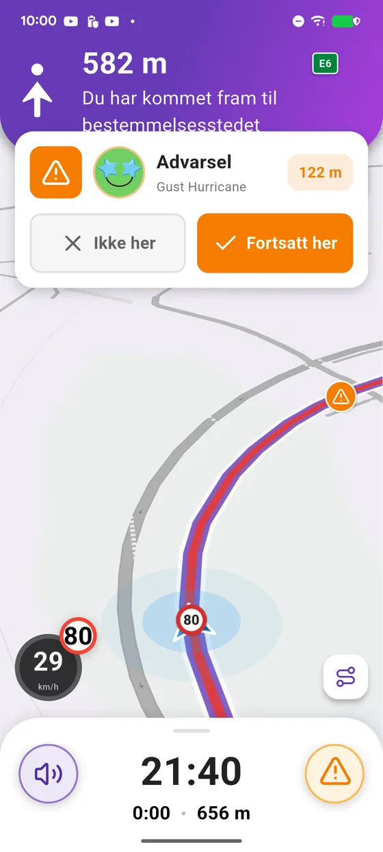 Fortsatt der?