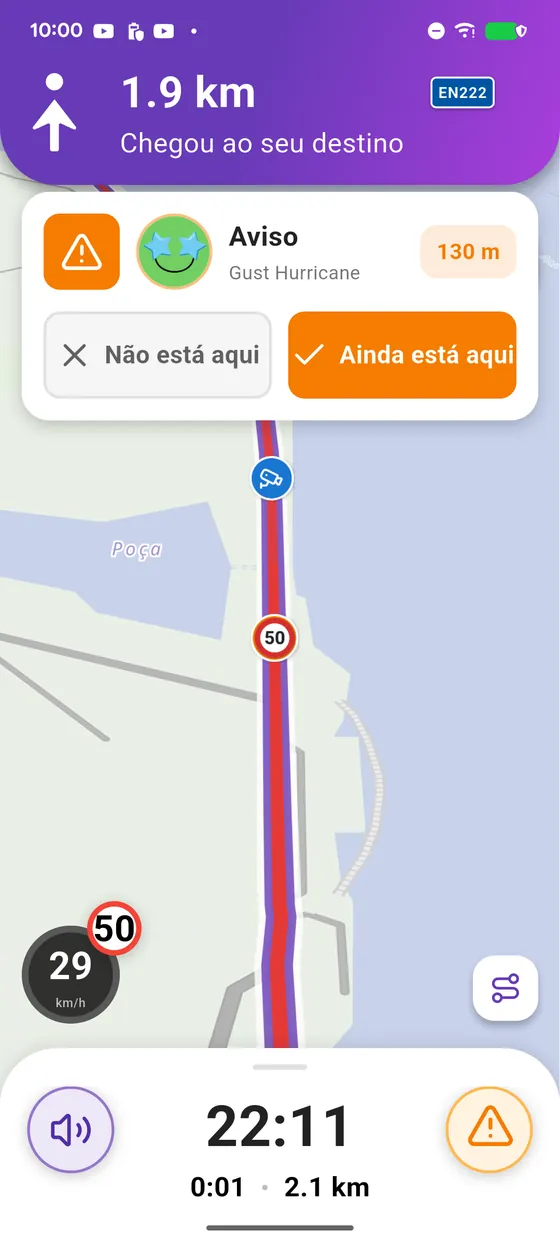 Ainda lá está?