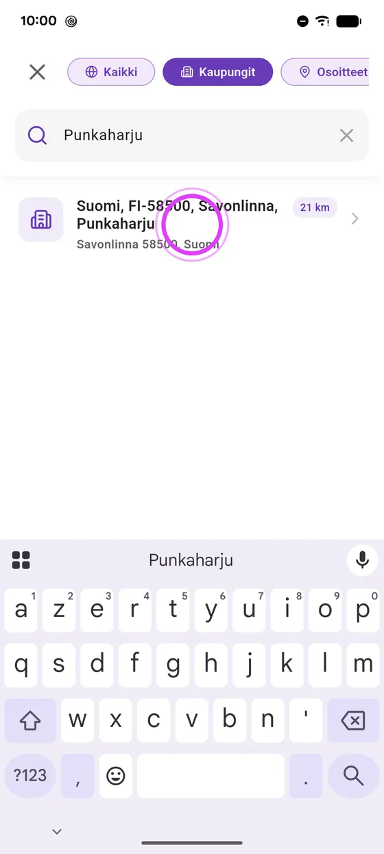 Valitse kohde