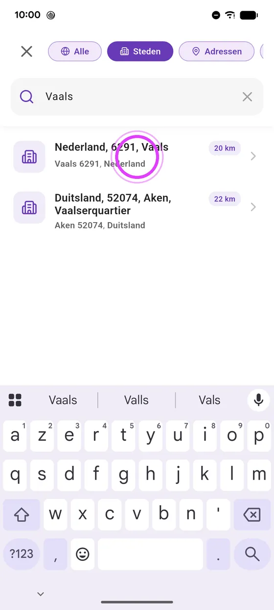 Kies je bestemming