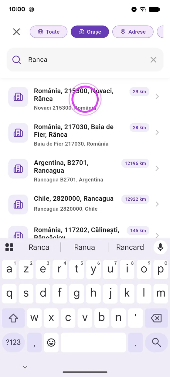Alege destinația