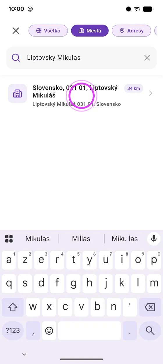 Vyber cieľ