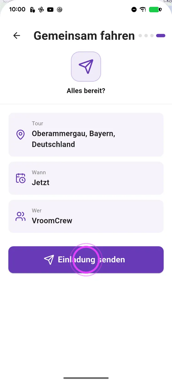 Jetzt, mit deiner Crew