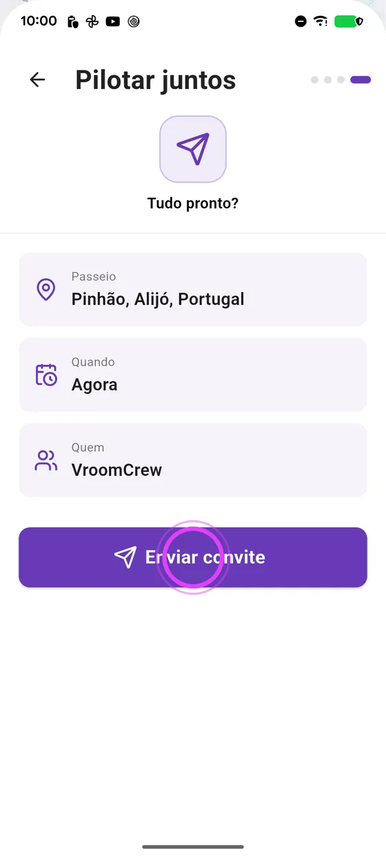 Agora, com o teu grupo