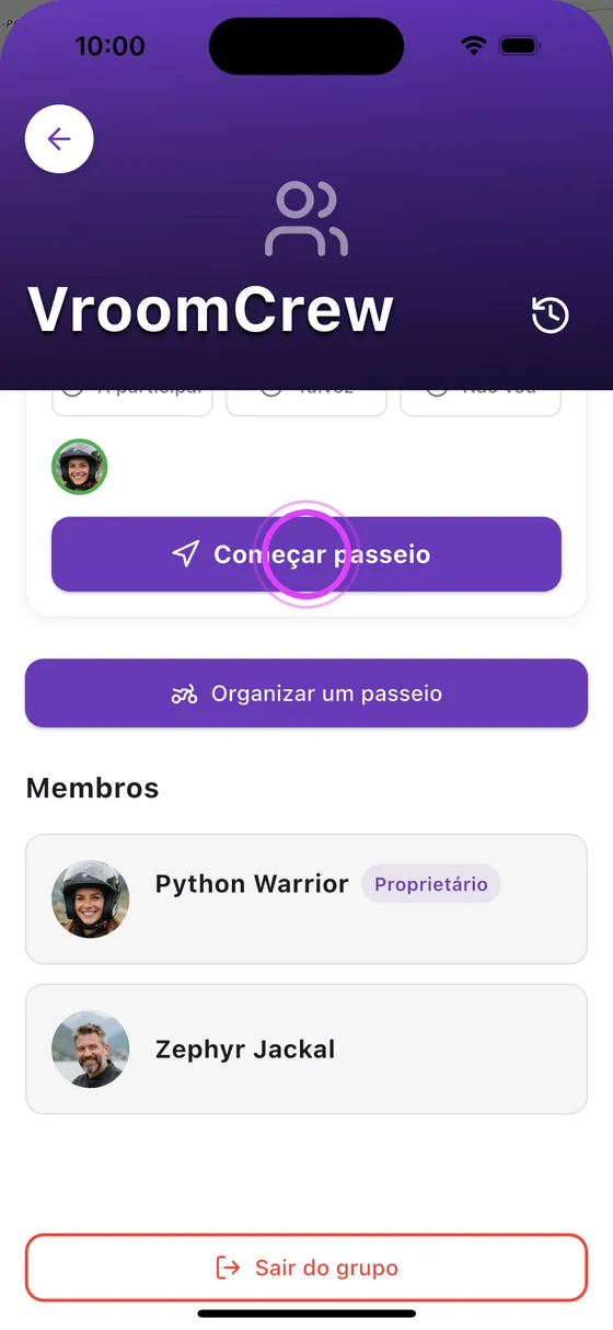 O teu amigo arranca