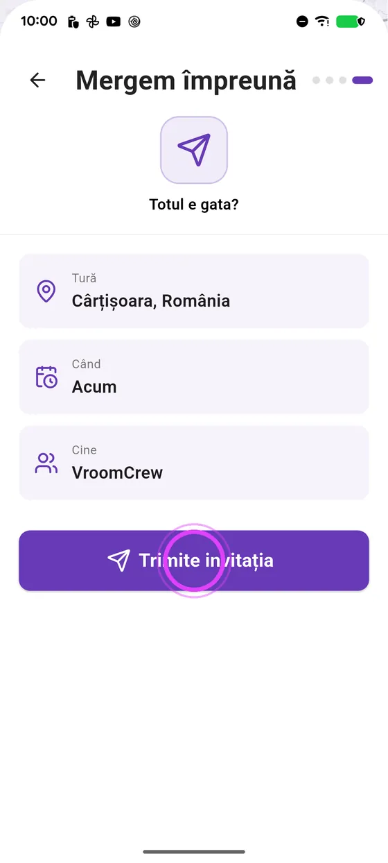 Acum, cu echipajul