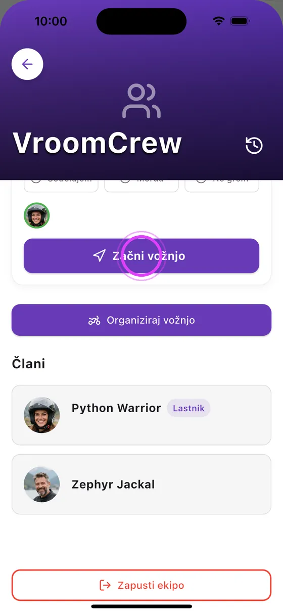 Prijatelj začne