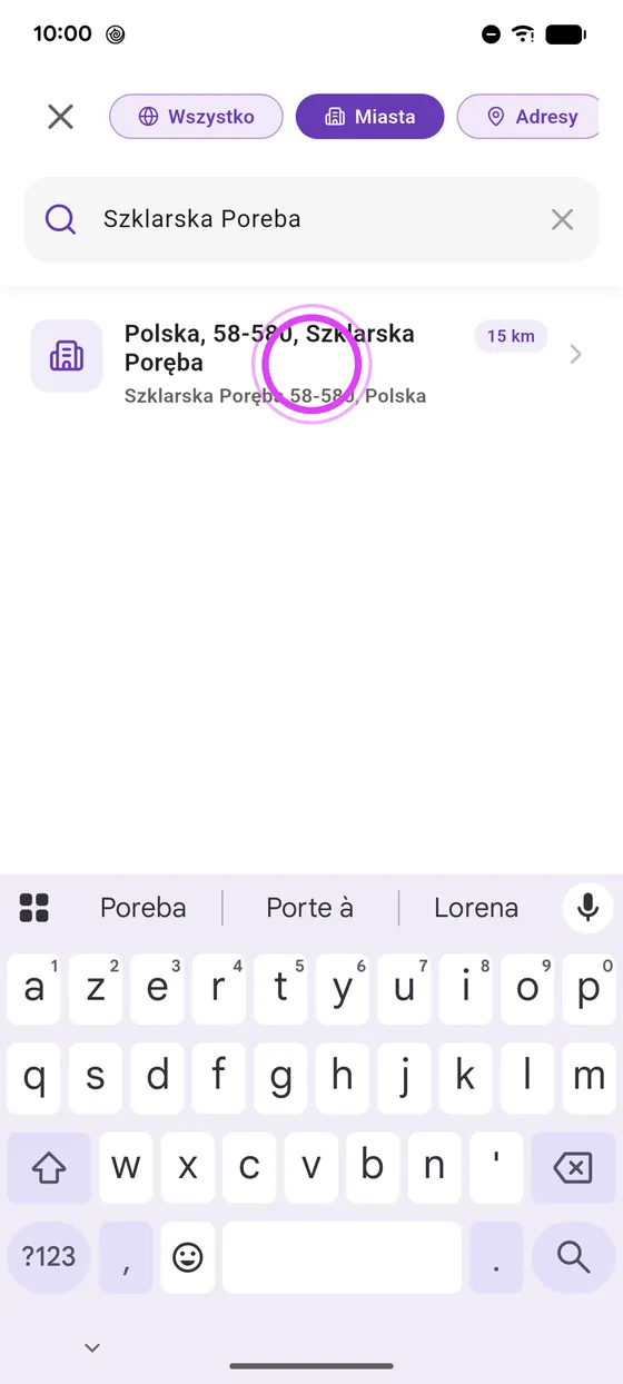 Wyszukaj cel