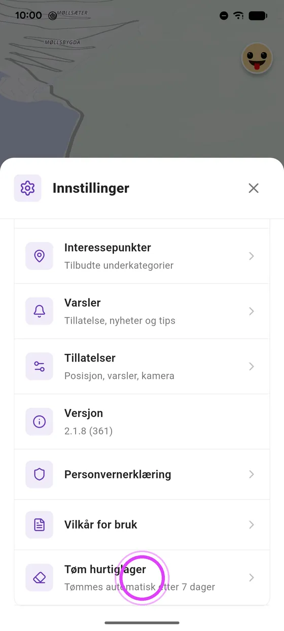 Tøm hurtiglager
