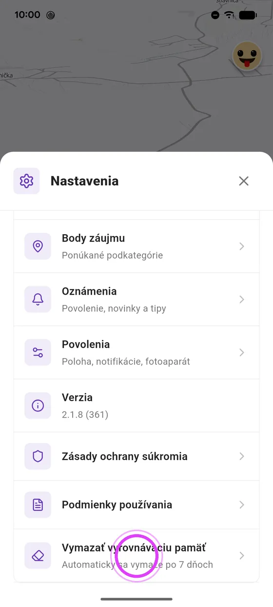 Vymazať pamäť