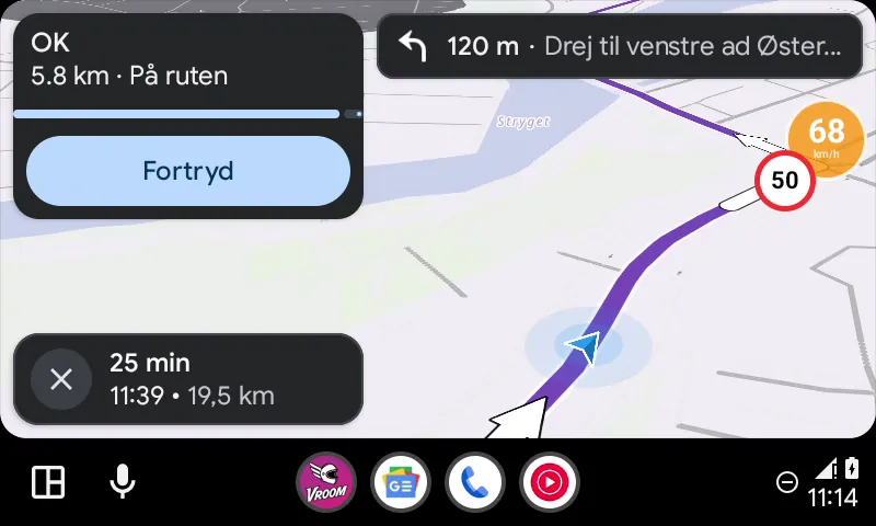 Den er på ruten