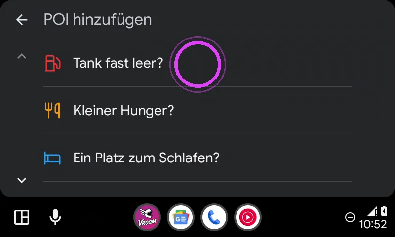 Wähle die Art