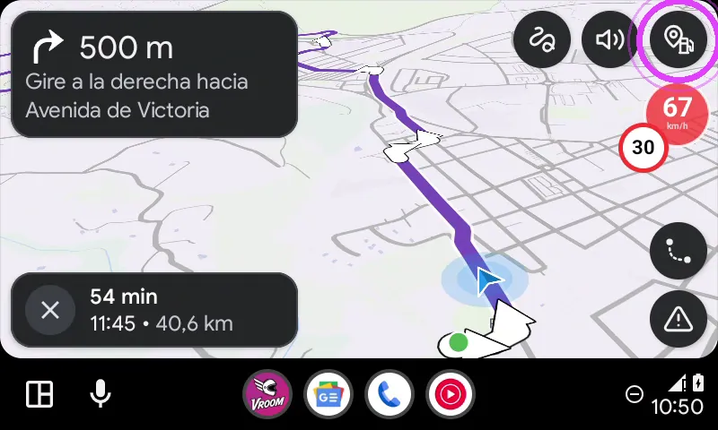 Toca el surtidor